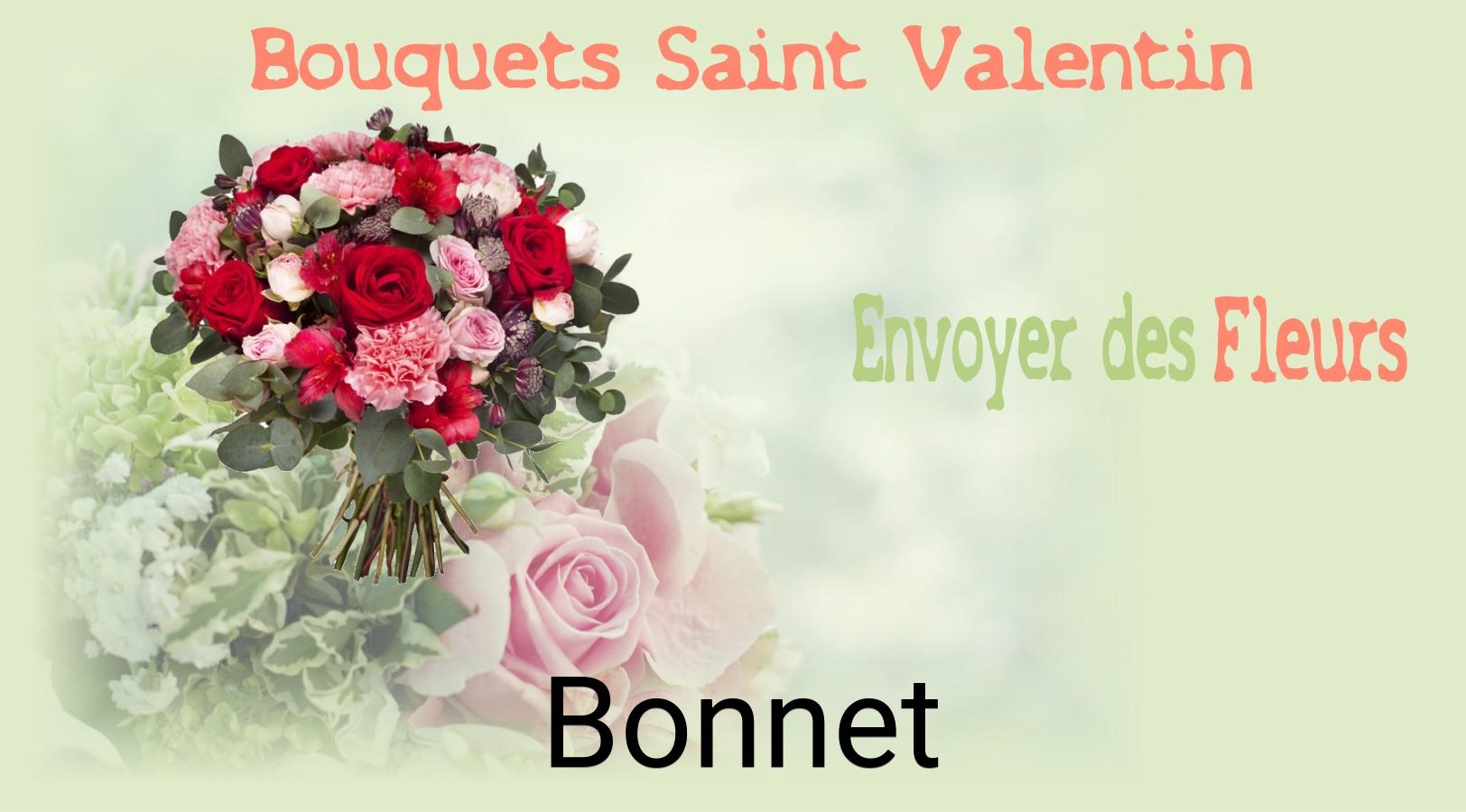 Roses de Saint-Valentin livrées à Bonnet